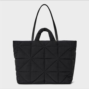 Kate Tote from A New Day - Black Quilted